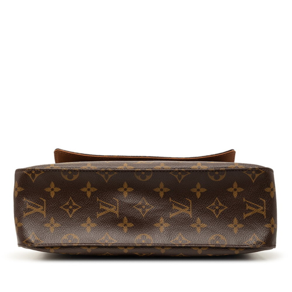 LOUIS VUITTON Brown Monogram Leather Mini Looping Shoulder Bag - Picture 3 of 6